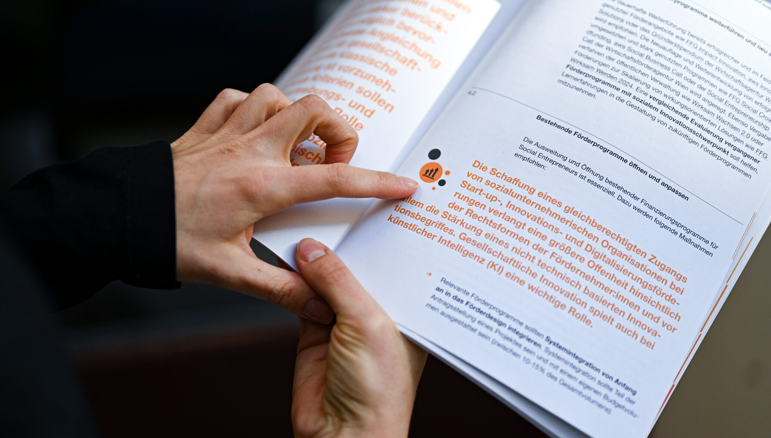 Icondesign im "Fahrplan für mehr gesellschaftliche Innovation und soziale Unternehmen in Österreich"