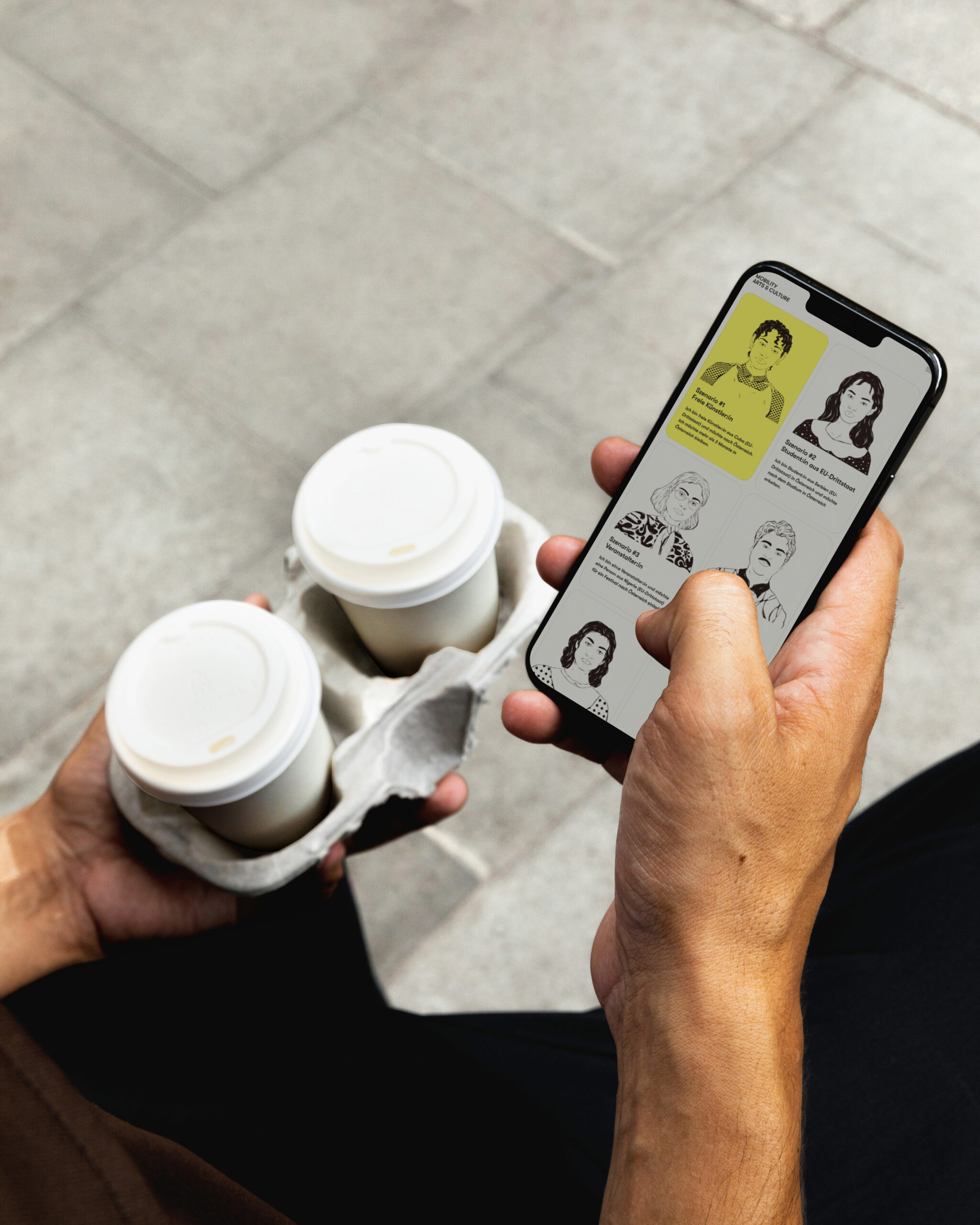 Unesco Mobility Arts & Culture Austria Mobile Website designed by Formation – Gestaltung mit Haltung